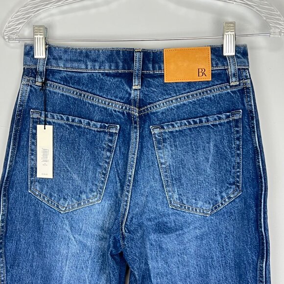 Banana Republic Womens Petite Ranger Straight Leg Jeans Button Fly size 24P - Picture 9 of 15